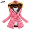 Fitaylor Winter Jacket Women Thick Warm Hooded Parka Mujer Cotton Padded Coat Long